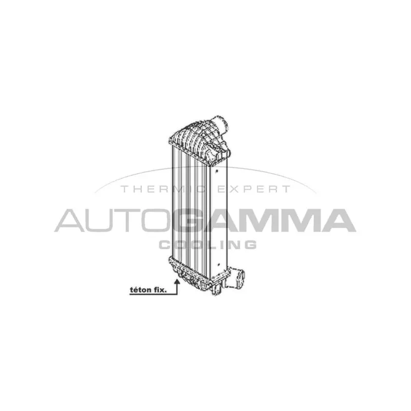 Intercooler, échangeur AUTOGAMMA 105673
