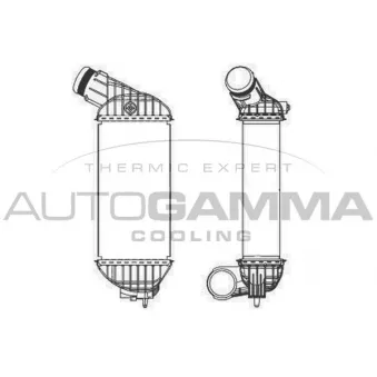 Intercooler, échangeur AUTOGAMMA 105676