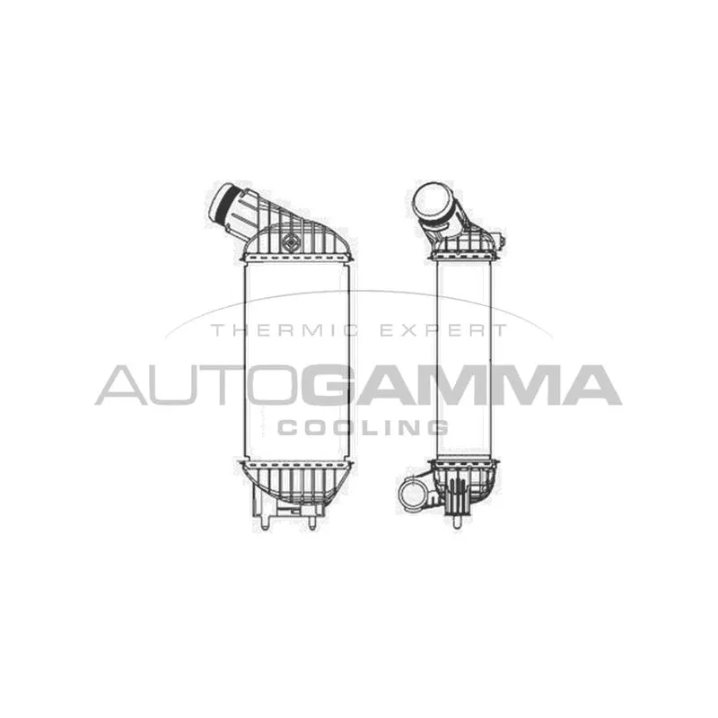 Intercooler, échangeur AUTOGAMMA 105677
