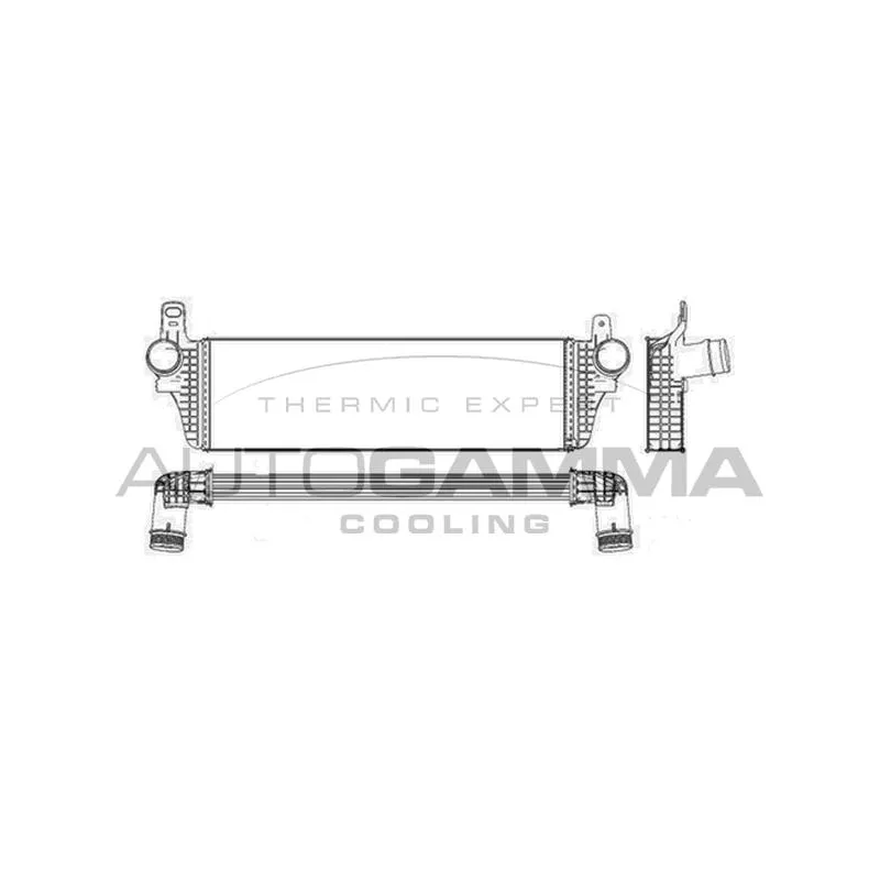 Intercooler, échangeur AUTOGAMMA 105678