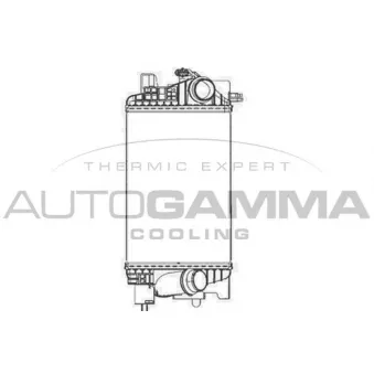 Intercooler, échangeur AUTOGAMMA 105679
