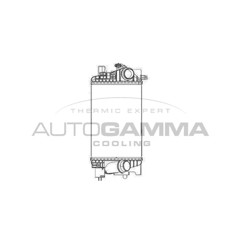 Intercooler, échangeur AUTOGAMMA 105679