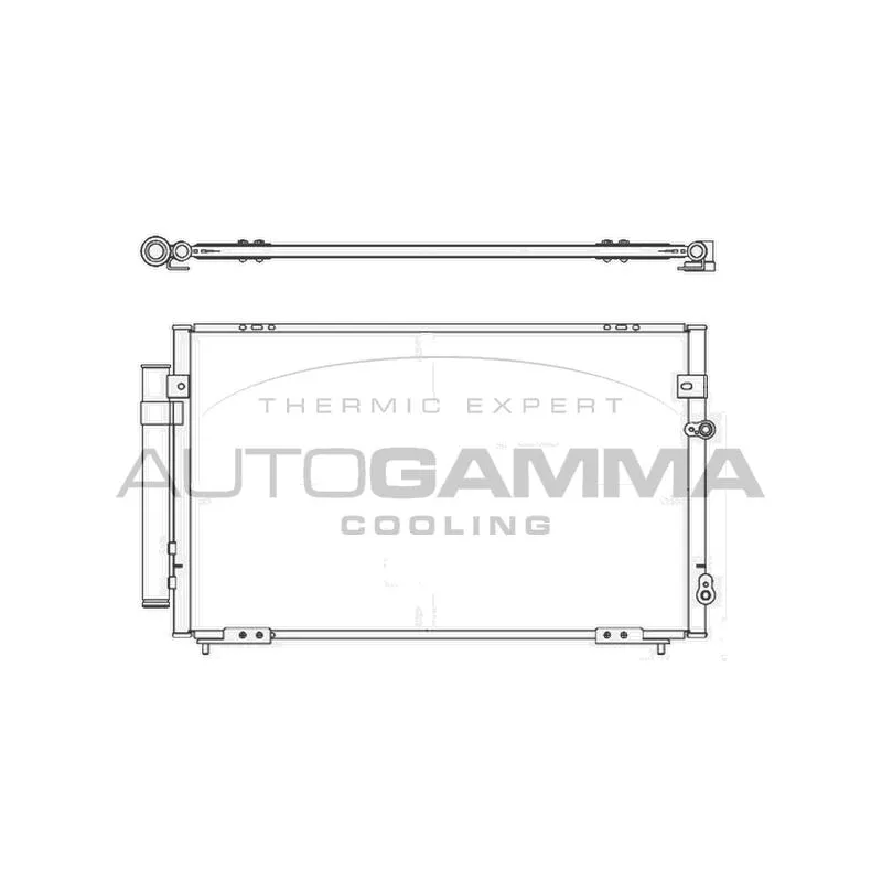 Condenseur, climatisation AUTOGAMMA 105688