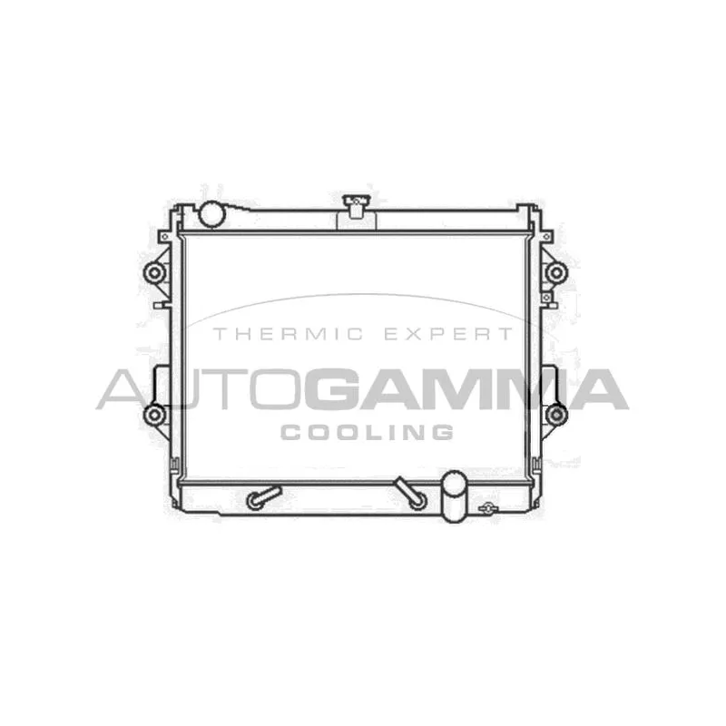 Radiateur, refroidissement du moteur AUTOGAMMA 105699
