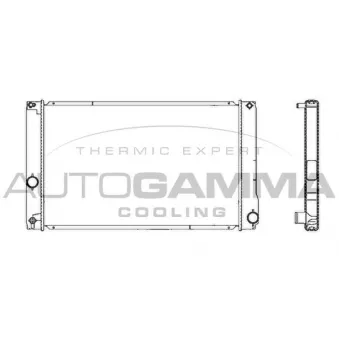 Radiateur, refroidissement du moteur AUTOGAMMA 105701