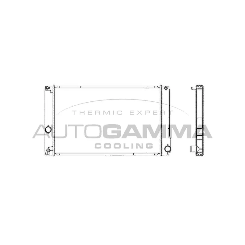 Radiateur, refroidissement du moteur AUTOGAMMA 105701