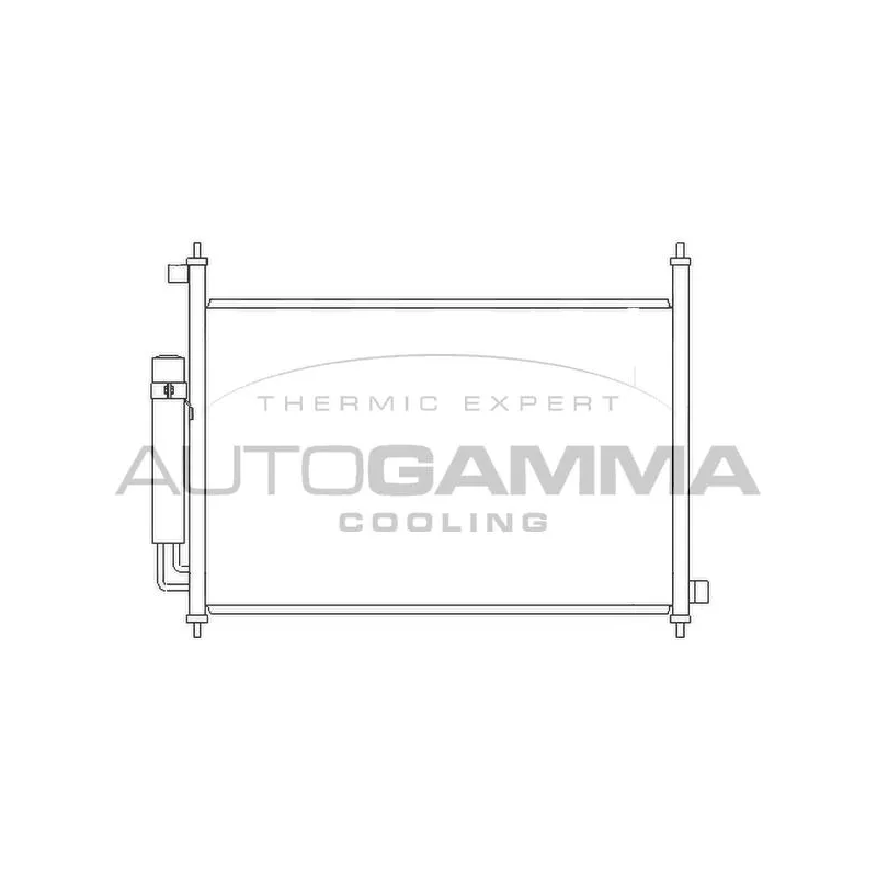 Condenseur, climatisation AUTOGAMMA 105709