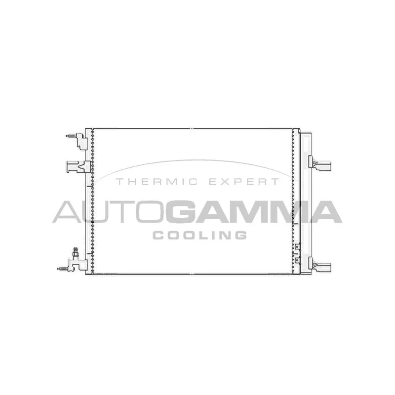 Condenseur, climatisation AUTOGAMMA 105711