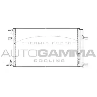 Condenseur, climatisation AUTOGAMMA 105712
