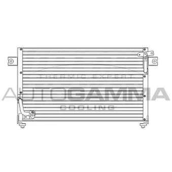 Condenseur, climatisation AUTOGAMMA 105713
