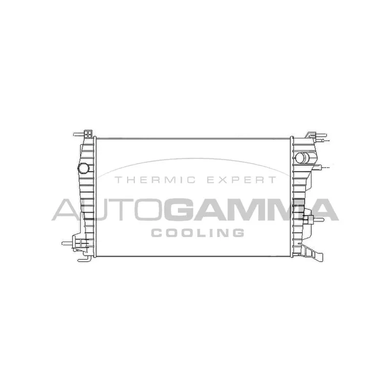 Radiateur, refroidissement du moteur AUTOGAMMA 105715