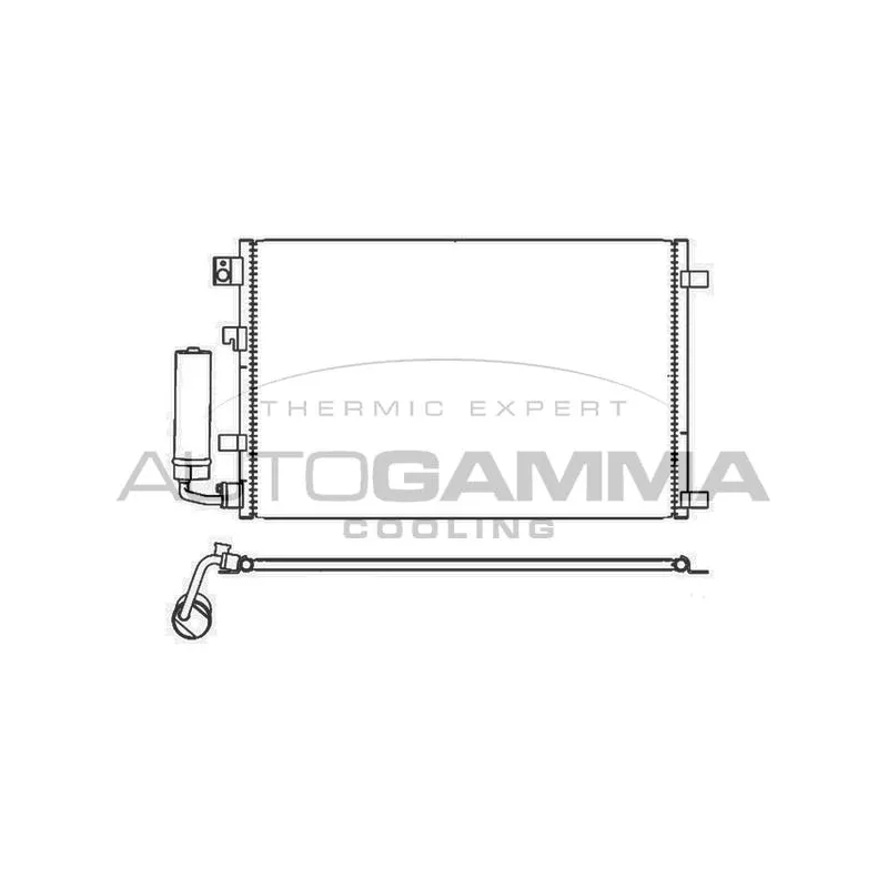 Condenseur, climatisation AUTOGAMMA 105718