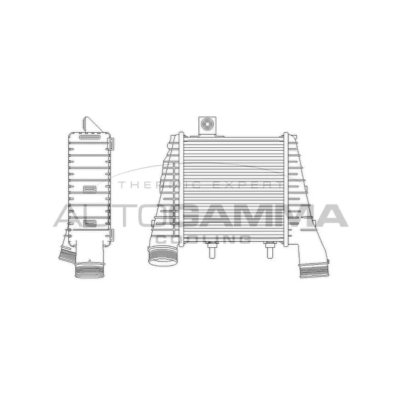 Intercooler, échangeur AUTOGAMMA 105721