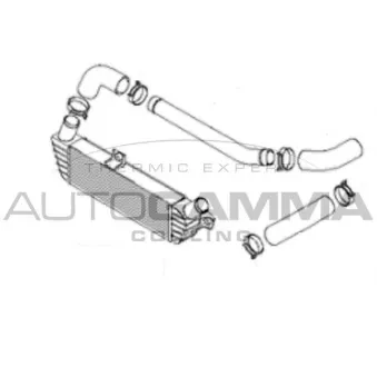 Intercooler, échangeur AUTOGAMMA 105724