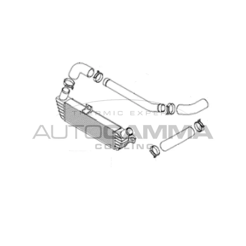 Intercooler, échangeur AUTOGAMMA 105724