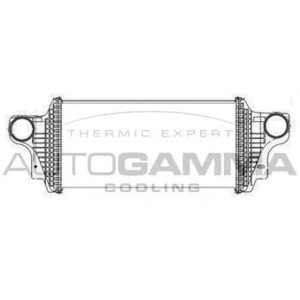 Intercooler, échangeur AUTOGAMMA 105725