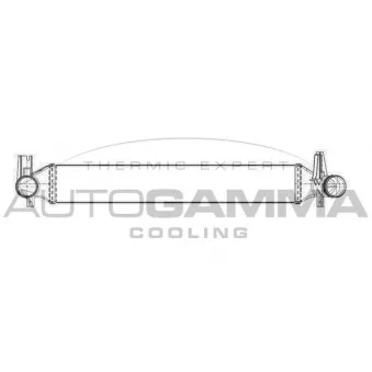 Intercooler, échangeur AUTOGAMMA 105727