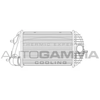 Intercooler, échangeur AUTOGAMMA 105728