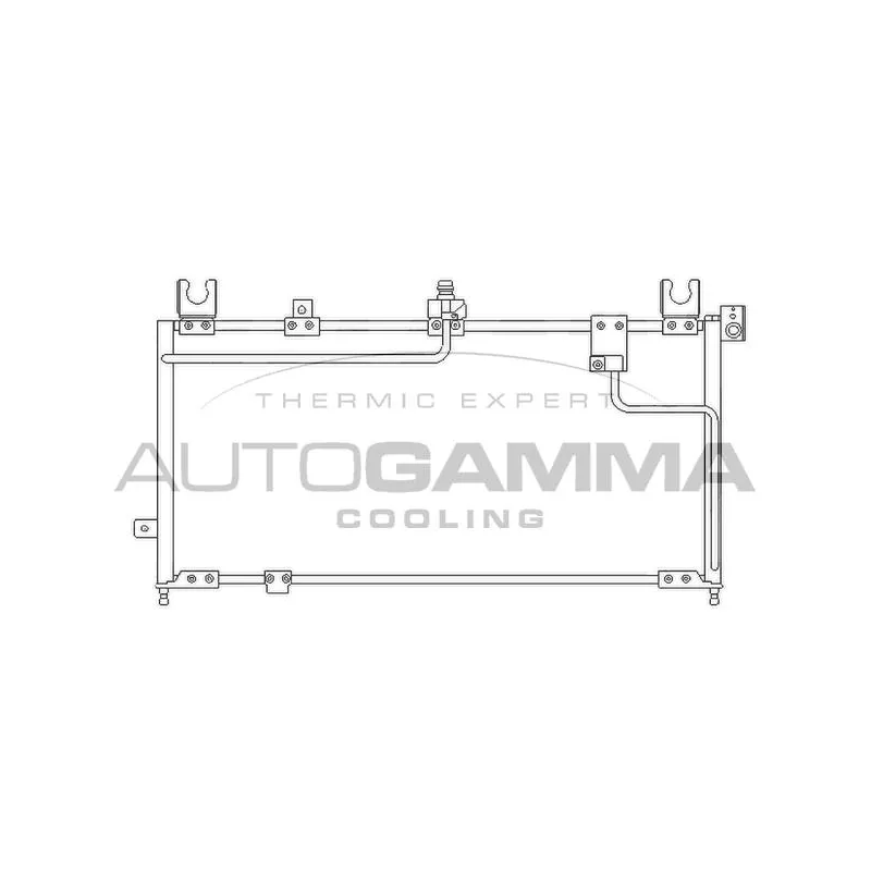 Condenseur, climatisation AUTOGAMMA 105729
