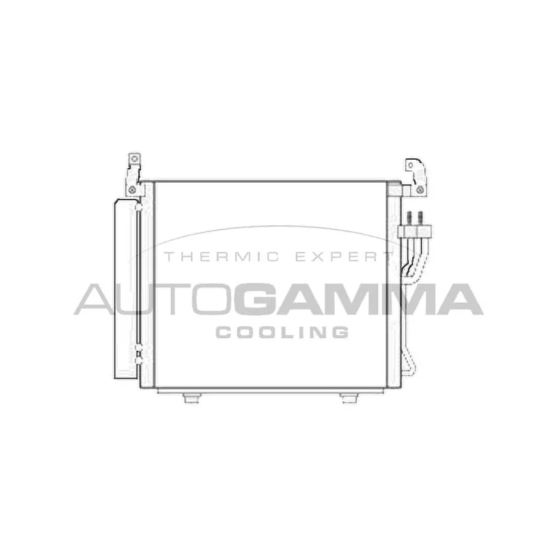 Condenseur, climatisation AUTOGAMMA 105732