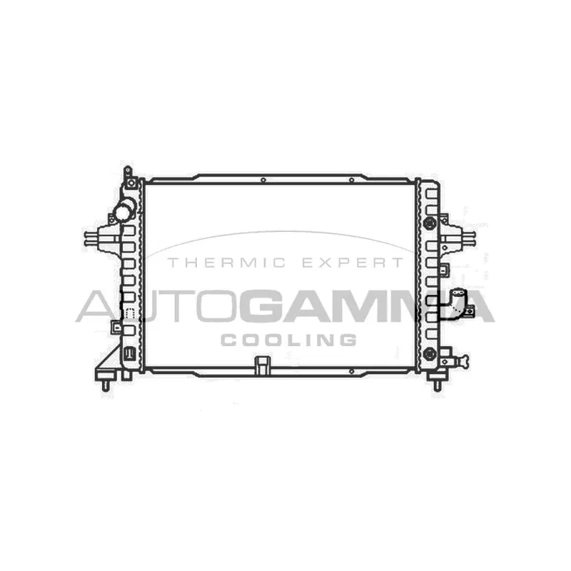 Radiateur, refroidissement du moteur AUTOGAMMA 105734