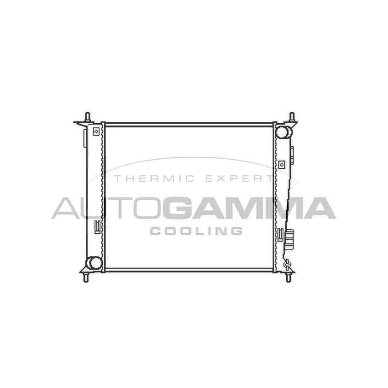 Radiateur, refroidissement du moteur AUTOGAMMA 105736