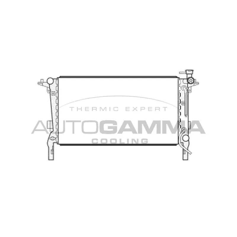 Radiateur, refroidissement du moteur AUTOGAMMA 105737