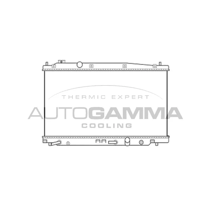 Radiateur, refroidissement du moteur AUTOGAMMA 105738