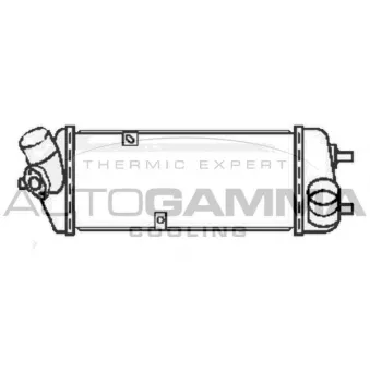 Intercooler, échangeur AUTOGAMMA 105740