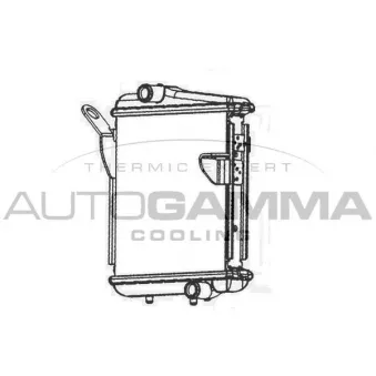 Radiateur, refroidissement du moteur AUTOGAMMA 105746