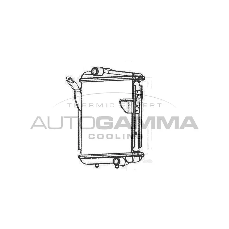 Radiateur, refroidissement du moteur AUTOGAMMA 105746