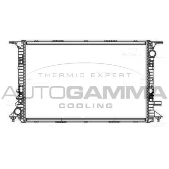 Radiateur, refroidissement du moteur AUTOGAMMA 105748