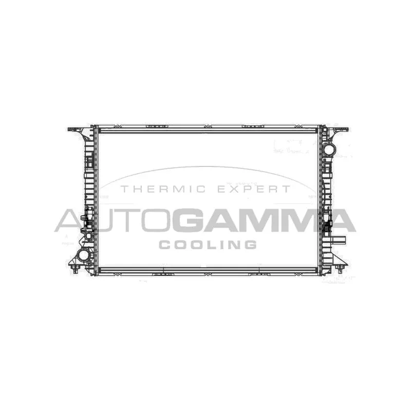 Radiateur, refroidissement du moteur AUTOGAMMA 105748
