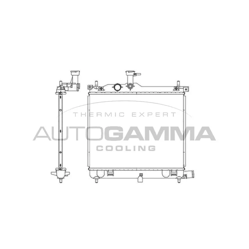 Radiateur, refroidissement du moteur AUTOGAMMA 105751