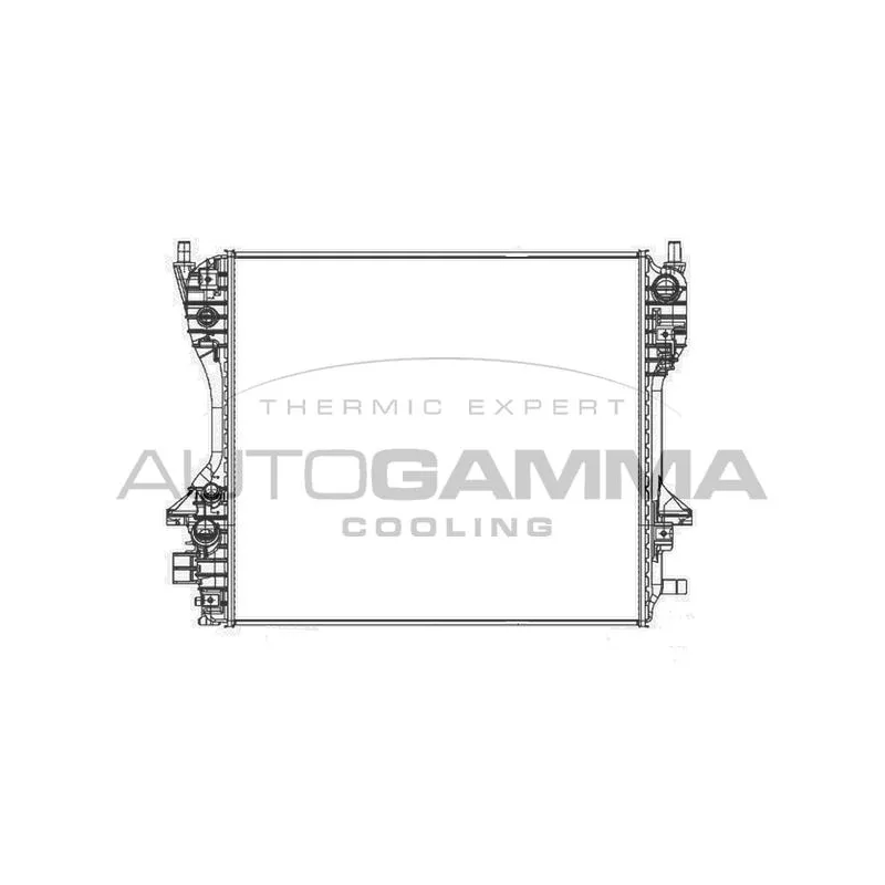 Radiateur, refroidissement du moteur AUTOGAMMA 105753