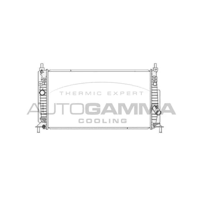 Radiateur, refroidissement du moteur AUTOGAMMA 105754