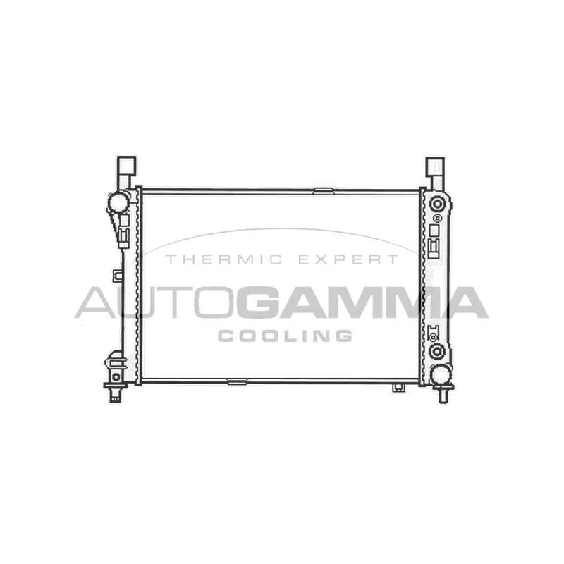 Radiateur, refroidissement du moteur AUTOGAMMA 105757