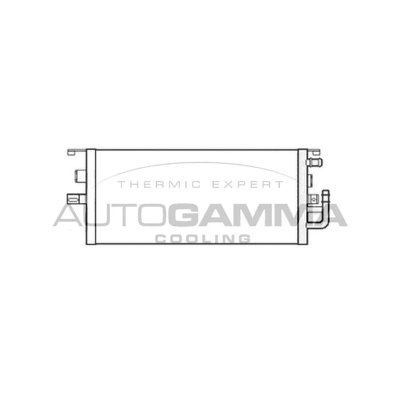Radiateur, refroidissement du moteur AUTOGAMMA 105758