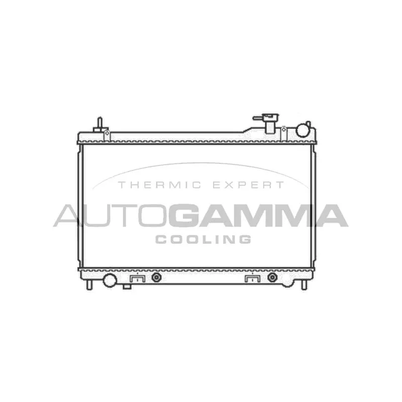 Radiateur, refroidissement du moteur AUTOGAMMA 105759