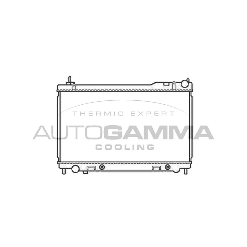 Radiateur, refroidissement du moteur AUTOGAMMA 105760