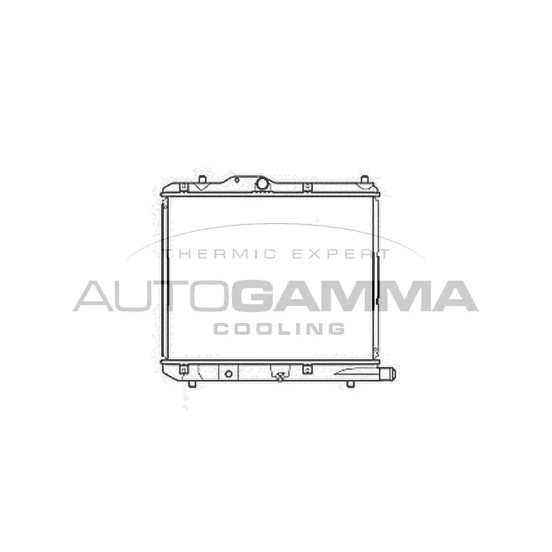 Radiateur, refroidissement du moteur AUTOGAMMA 105761
