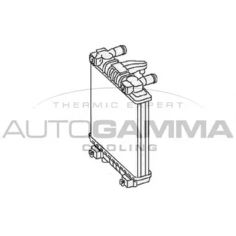 Radiateur, refroidissement du moteur AUTOGAMMA 105764