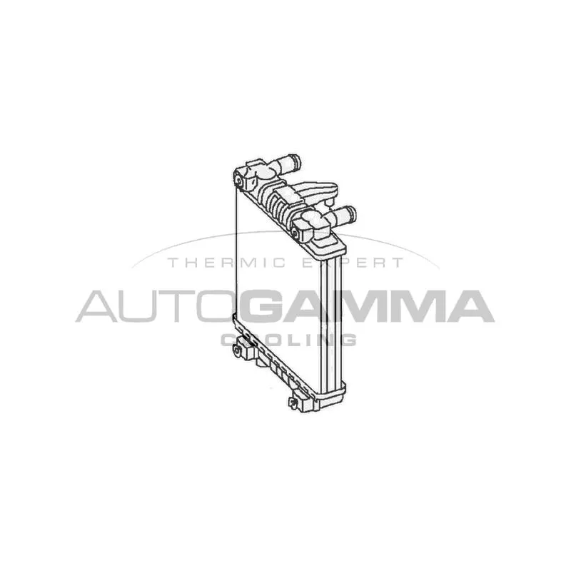 Radiateur, refroidissement du moteur AUTOGAMMA 105764