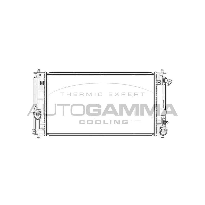 Radiateur, refroidissement du moteur AUTOGAMMA 105766