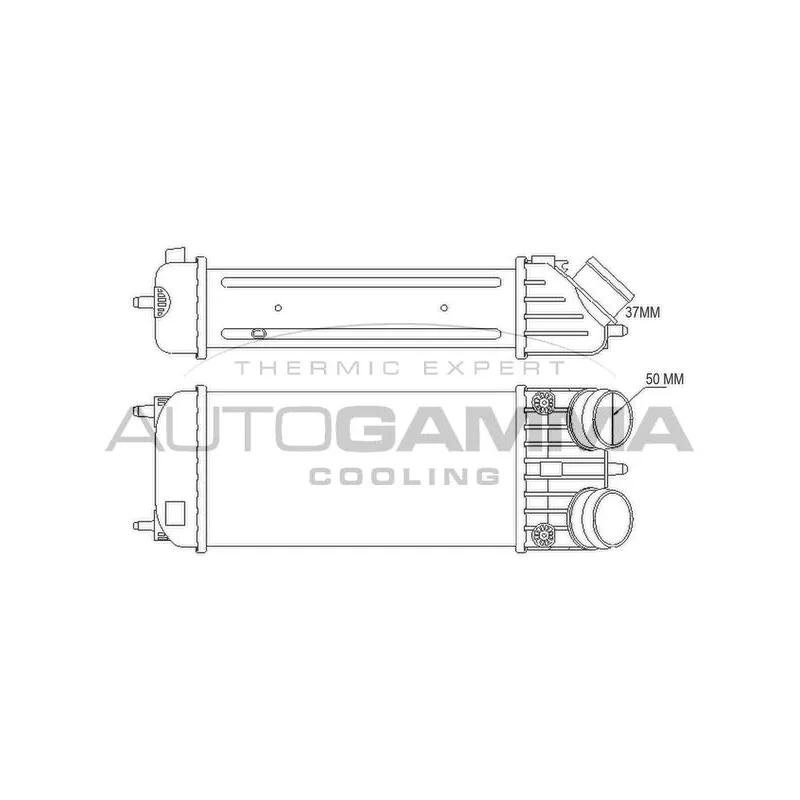 Intercooler, échangeur AUTOGAMMA 105775