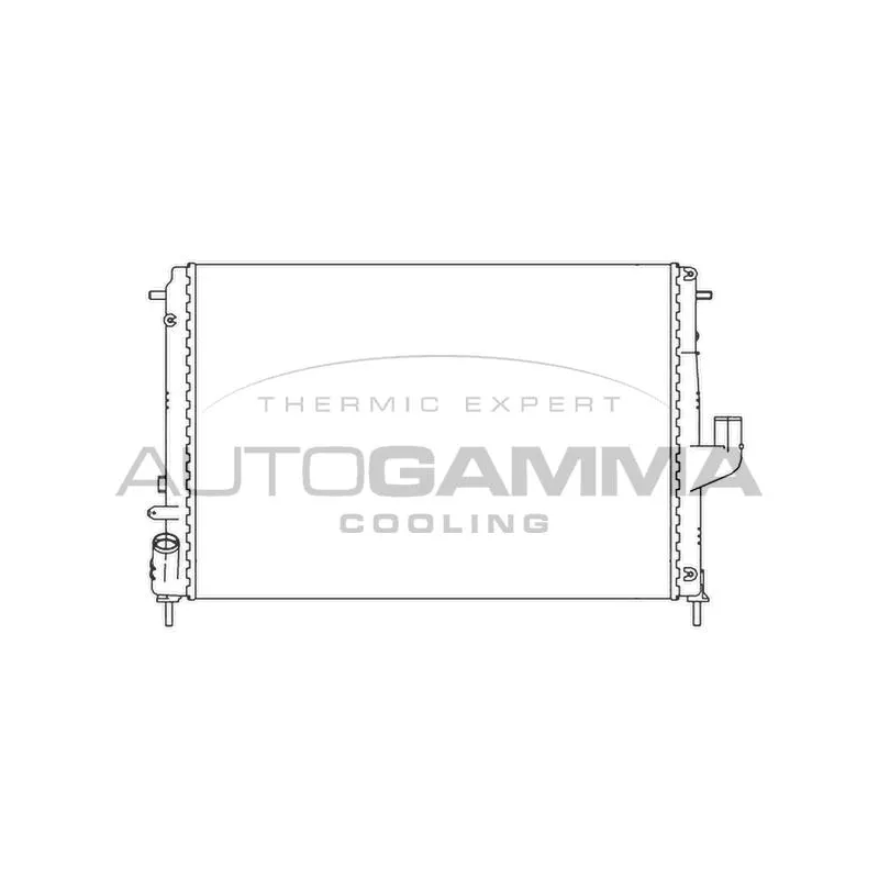 Radiateur, refroidissement du moteur AUTOGAMMA 105782
