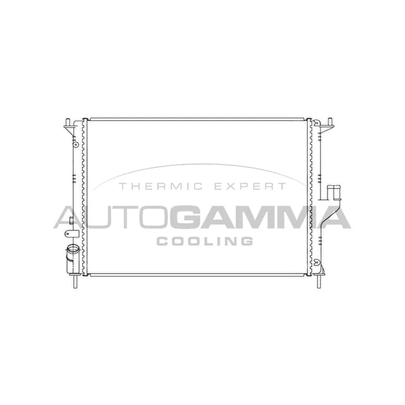 Radiateur, refroidissement du moteur AUTOGAMMA 105783