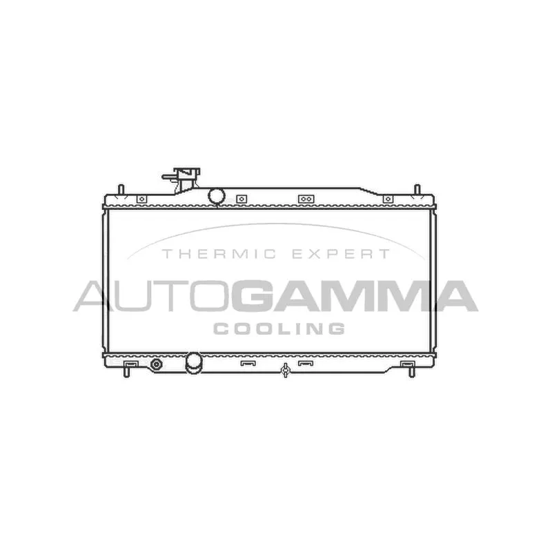 Radiateur, refroidissement du moteur AUTOGAMMA 105792