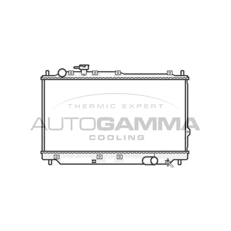 Radiateur, refroidissement du moteur AUTOGAMMA 105800