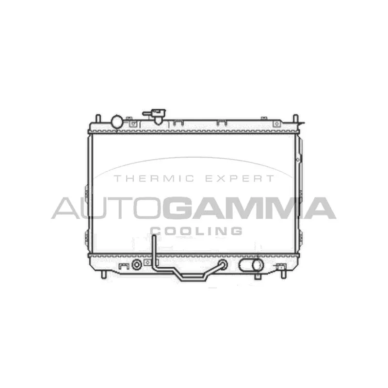 Radiateur, refroidissement du moteur AUTOGAMMA 105802